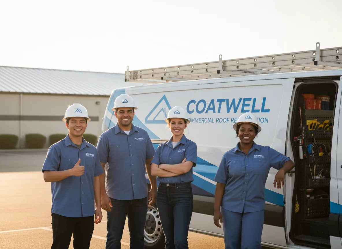 Commercial roof coating company in Voss, TX